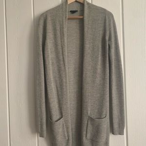 Theory Cashmere Cardigan Grey Size Small